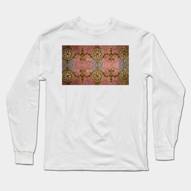 Pink medallion Long Sleeve T-Shirt by Marccelus